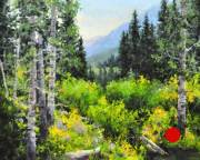 "Aspen Pine," 24 x 30 inches, Oil. Sold.