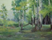 "100 Humidity," 8 x 10 inches. Oil. Sold.