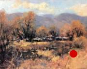 "Golden Afternoon," 8 x 10  inches. Oil. Sold.