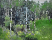 "About to Break" 8 x 10 inches. Oil. Sold.