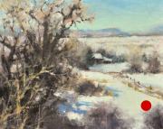 "Afternoon View," 8 x 10 inches, Oil. Sold.