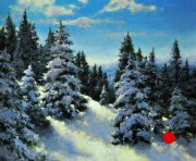 "All that Glitters," 30 x 36 inches. Oil. Sold.