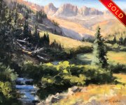 "American Basin," 10 x 12 inches, Oil. Sold.