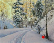 "Back Country I," 16 x 20 inches. Oil. Sold.