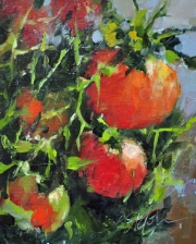 "Heirlooms," 10 x 8 inches. Oil. Sold.