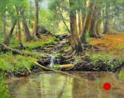 "Hidden Treasure," 24 x 30 inches, Oil. Sold.