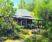 "In the Shadow," 16 x 20 inches. Oil. Sold.