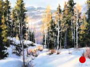 "Late Fall," 12 x 16 inches. Oil. Sold.