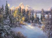 "Moon Glow," 18 x 24 inches. Oil. Sold.