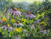 "Reach for the Sky," 11 x 14 inches. Oil. Sold.