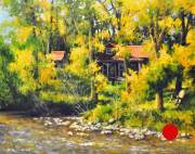 "River House," 24 x 30 inches, Oil. Sold.