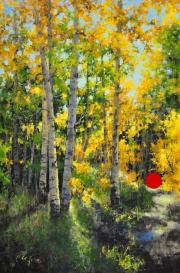 "Shining Through," 30 x 20 inches, Oil. Sold.