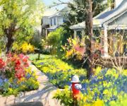 "Spring," 10 x 12 inches, Oil. Sold.