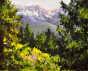 "The Raggeds," 8 x 10 inches. Oil. Sold.