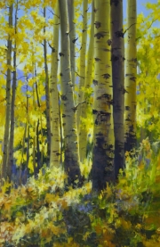 "The Stand," 30 x 20 inches. Oil. Sold.