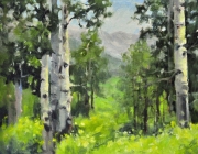 "Standing Tall," 11 x 14 inches. Oil. Sold.