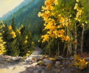 "Hidden Path," Oil.
