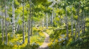 "Columbine Jungle," Oil.