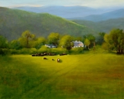 "Here Comes the Sun," Oil.