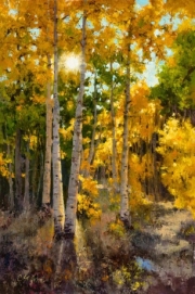 "Shining Through," Oil.
