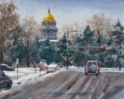 "The Gold Dome," Oil.